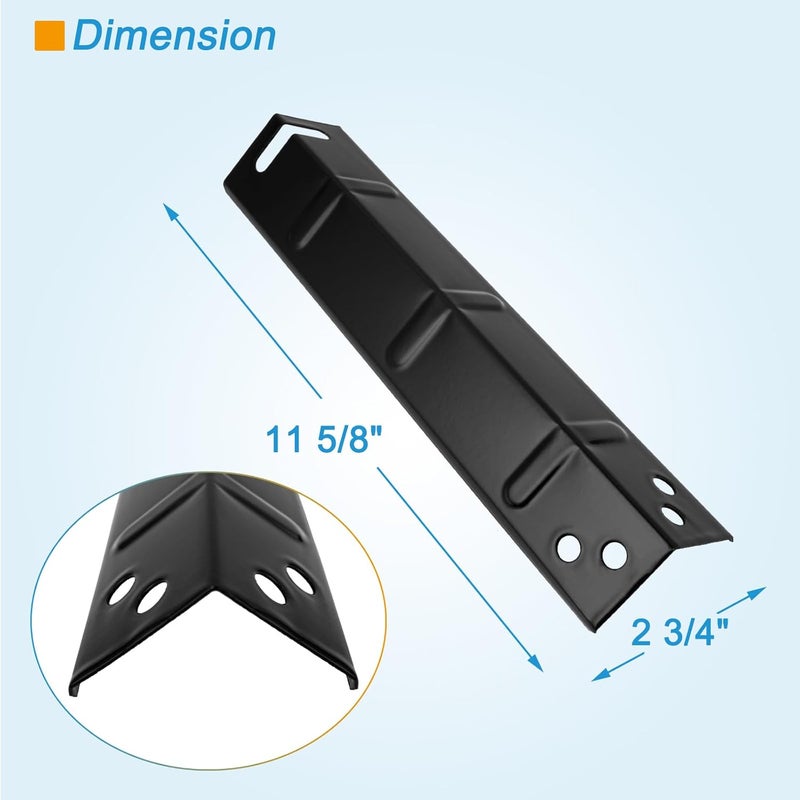 BBQration Grill Replacement Parts for 3-Burner Walmart Expert Grill XG10-101-002-02, Heat Plates Replacement Parts for Expert Grill Parts GBC2016WRS, 3-Pack - Image 3